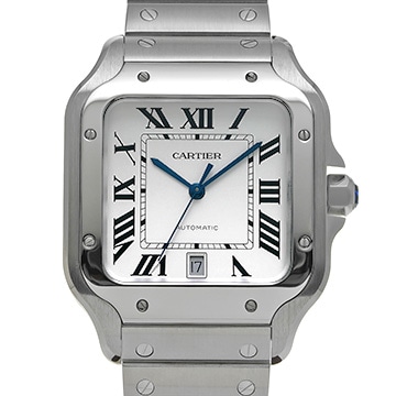 カルティエ サントス ドゥ カルティエ LM WSSA0018 シルバー メンズ 時計 【中古】【wristwatch】