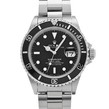 ロレックス サブマリーナ デイト 16610 ブラック メンズ 時計 【中古】【wristwatch】