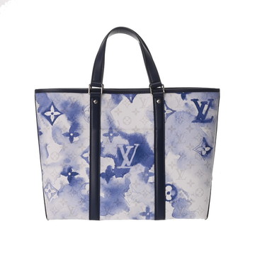 ルイ ヴィトン モノグラムウォーターカラー ウィークエンド トートPM ブルー/ホワイト M45756 モノグラムキャンバス レディース バッグ 【中古】【bag】