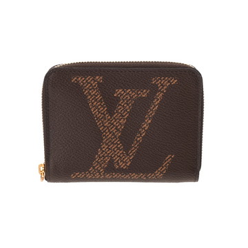 ルイ ヴィトン モノグラムジャイアント ジッピーコインパース ブラウン M69354 モノグラムキャンバス ユニセックス 財布 【中古】【purse】
