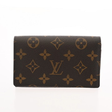 ルイ ヴィトン モノグラム ポルトモネビエトレゾール ブラウン M61730 モノグラムキャンバス レディース 財布 【中古】【purse】
