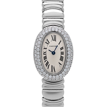 カルティエ ミニ ベニュワール WB5095L2 シルバー レディース 時計 【中古】【wristwatch】