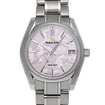 グランドセイコー ヘリテージコレクション スプリングドライブ SBGA443 ピンク メンズ 時計 【中古】【wristwatch】
