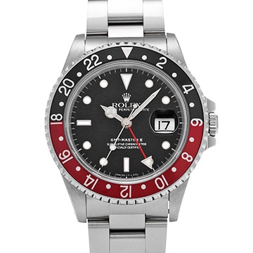 ロレックス GMTマスターII 16710 ブラック メンズ 時計 【中古】【wristwatch】