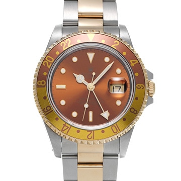 ロレックス GMTマスターII 16713 ブラウン メンズ 時計 【中古】【wristwatch】