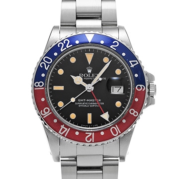 ロレックス GMTマスター 16750 ブラック メンズ 時計 【中古】【wristwatch】