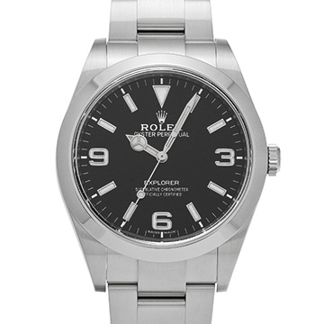 ロレックス エクスプローラー 214270 ブラック メンズ 時計 【中古】【wristwatch】