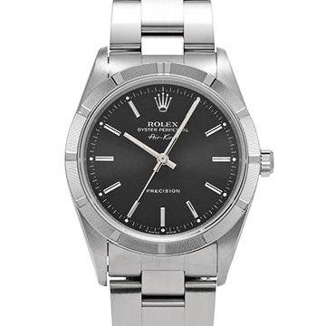 ロレックス エアキング 14010 ブラック メンズ 時計 【中古】【wristwatch】