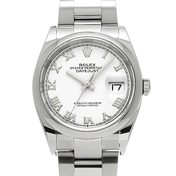 ロレックス デイトジャスト 36 126200 ホワイト メンズ 時計 【中古】【wristwatch】