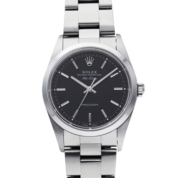 ロレックス エアキング 14000M ブラック メンズ 時計 【中古】【wristwatch】