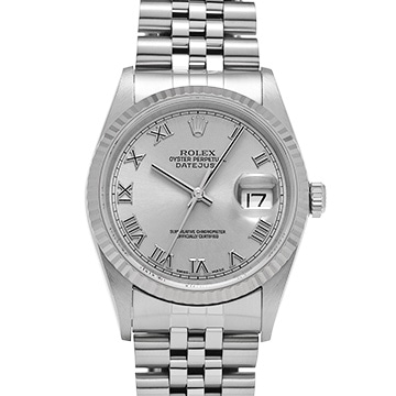 ロレックス デイトジャスト 16234 シルバー メンズ 時計 【中古】【wristwatch】