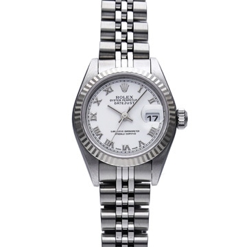 ロレックス デイトジャスト 79174 ホワイト レディース 時計 【中古】【wristwatch】