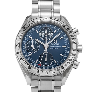 オメガ スピードマスター トリプルカレンダー 3523.80 ブルー メンズ 時計 【中古】【wristwatch】