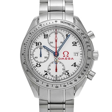 オメガ スピードマスター デイト オリンピックコレクション 323.10.40.40.04.001 ホワイト メンズ 時計 【中古】【wristwatch】