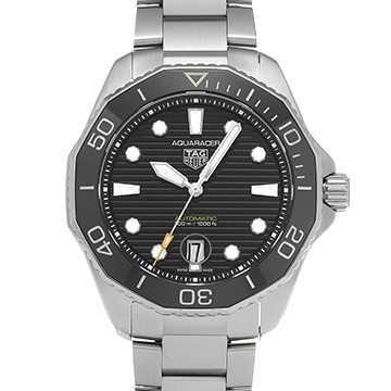 タグ ホイヤー アクアレーサー プロフェッショナル 300 キャリバー5 WBP201A.BA0632 ブラック メンズ 時計 【中古】【wristwatch】