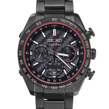 セイコー アストロン SBXY047 ブラック メンズ 時計 【中古】【wristwatch】
