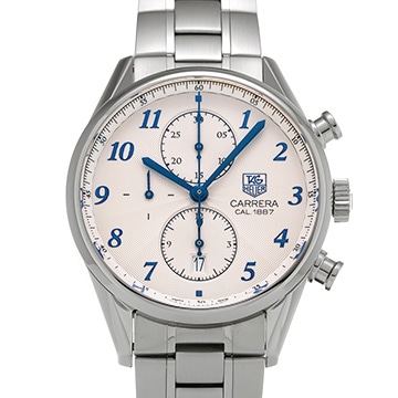タグ ホイヤー カレラ ヘリテージ クロノグラフ キャリバー1887 CAR2114.BA0724 シルバー メンズ 時計 【中古】【wristwatch】