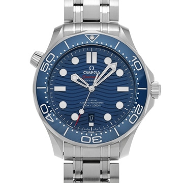 オメガ シーマスター ダイバー300 コーアクシャル マスタークロノメーター 210.30.42.20.03.001 ブルー メンズ 時計 【中古】【wristwatch】