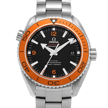 オメガ シーマスター プラネットオーシャン 600 コーアクシャル 232.30.46.21.01.002 ブラック メンズ 時計 【中古】【wristwatch】