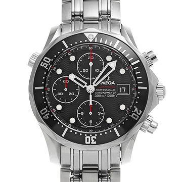 オメガ シーマスター ダイバー300 クロノグラフ 213.30.42.40.01.001 ブラック メンズ 時計 【中古】【wristwatch】