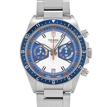 チューダー / チュードル ヘリテージ クロノ 70330B オパライン/ブルー メンズ 時計 【中古】【wristwatch】