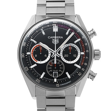 タグ ホイヤー カレラ キャリバーTH20-08 クロノスプリント×ポルシェ ラリー 世界限定911本 CBS2015.EB0381 ブラック メンズ 時計 【中古】【wristwatch】