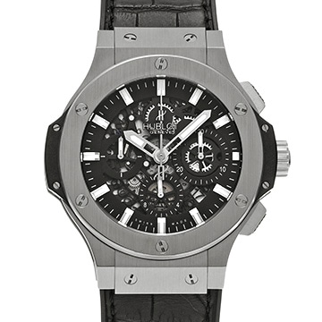 ウブロ ビッグバン アエロバン スチール 311.SX.1170.GR スケルトン メンズ 時計 【中古】【wristwatch】