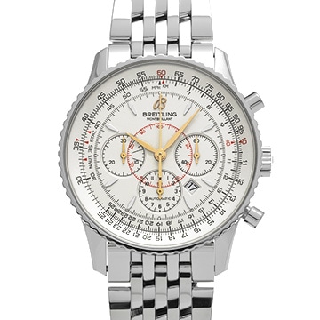 ブライトリング モンブリラン 38 ジャパンエディション A4137012/G634 シルバー メンズ 時計 【中古】【wristwatch】