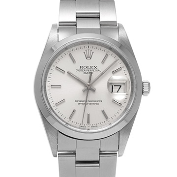 ロレックス オイスターパーペチュアル デイト 15200 シルバー メンズ 時計 【中古】【wristwatch】