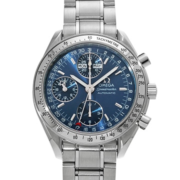 オメガ スピードマスター トリプルカレンダー 3523.80 ブルー メンズ 時計 【中古】【wristwatch】