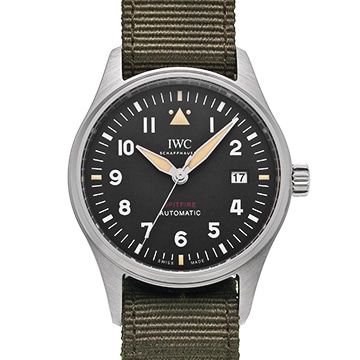 IWC パイロットウォッチ スピットファイア IW326801 ブラック メンズ 時計 【中古】【wristwatch】