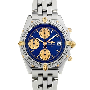 ブライトリング クロノマット ピコロ B136C31PA ブルー/ゴールド メンズ 時計 【中古】【wristwatch】