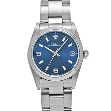 ロレックス オイスターパーペチュアル 77080 ブルー ユニセックス 時計 【中古】【wristwatch】