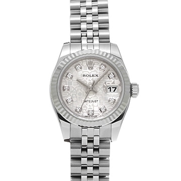 ロレックス デイトジャスト 179174G シルバーコンピュータ/ダイヤモンド レディース 時計 【中古】【wristwatch】