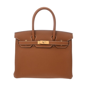 エルメス バーキン 30 ゴールド トゴ レディース バッグ 【未使用】【bag】