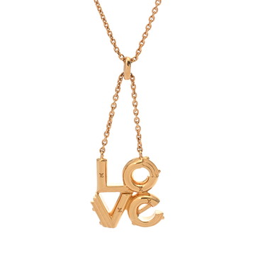 ルイ ヴィトン LV＆ME LOVE ゴールド M62843 メタル レディース ジュエリー 【中古】【jewelry】