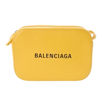 バレンシアガ エブリデイ カメラバッグ XS イエロー 552372 カーフ レディース バッグ 【中古】【bag】