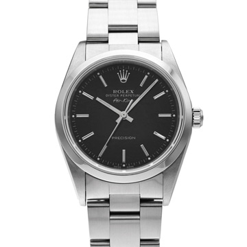 ロレックス エアキング 14000M ブラック メンズ 時計 【中古】【wristwatch】