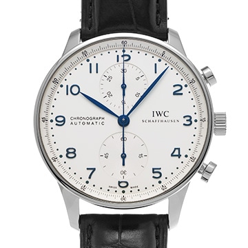 IWC ポルトギーゼ クロノグラフ IW371446 シルバー メンズ 時計 【中古】【wristwatch】