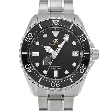 グランドセイコー スポーツコレクション スプリングドライブ SBGA463 ブラック メンズ 時計 【中古】【wristwatch】