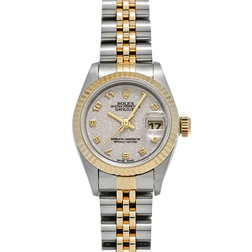 ロレックス デイトジャスト 69173 アイボリーコンピュータ レディース 時計 【中古】【wristwatch】