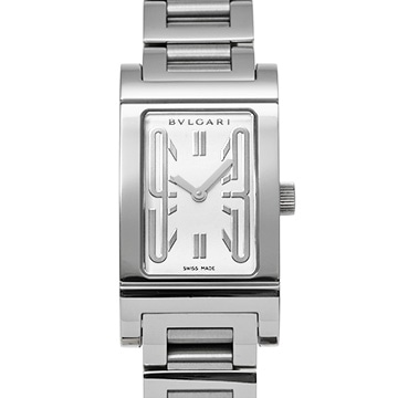 ブルガリ レッタンゴロ RT39S ホワイト レディース 時計 【中古】【wristwatch】