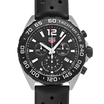タグ ホイヤー フォーミュラ1 クォーツ クロノグラフ CAZ1010.FT8024 ブラック メンズ 時計 【中古】【wristwatch】