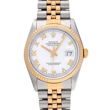ロレックス デイトジャスト 16233 ホワイト メンズ 時計 【中古】【wristwatch】