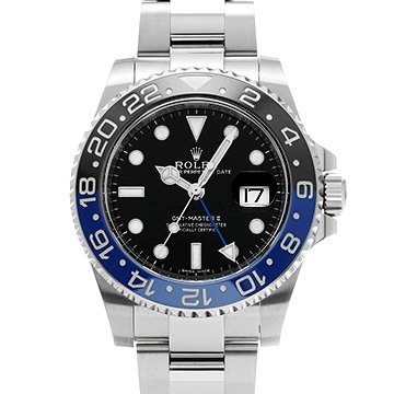 ロレックス GMTマスターII 116710BLNR ブラック メンズ 時計 【中古】【wristwatch】