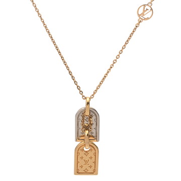 ルイ ヴィトン ナノグラム モノグラム ゴールド/シルバー M63141 メタル レディース ジュエリー 【中古】【jewelry】