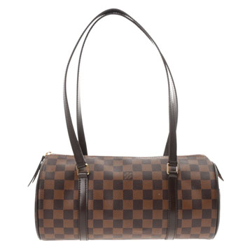 ルイ ヴィトン ダミエ パピヨン30 新型 エベヌ N41210 ダミエキャンバス レディース バッグ 【中古】【bag】