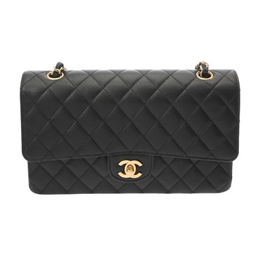 シャネル マトラッセ 11.12 クラシック ハンドバッグ 25cm ブラック A01112 グレインドカーフスキン レディース バッグ 【中古】【bag】