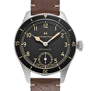 ハミルトン カーキ アビエーション パイロット パイオニア H76719530 ブラック メンズ 時計 【中古】【wristwatch】