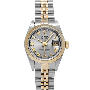 ロレックス デイトジャスト 79173 グレー レディース 時計 【中古】【wristwatch】